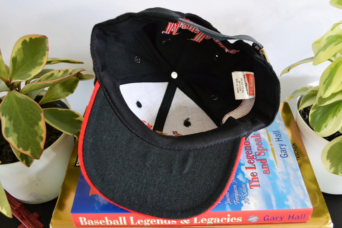 Vintage leather new arrivals strap back hats